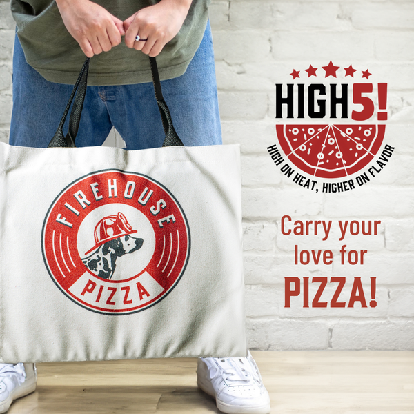 Firehouse Pizza Tote Bag